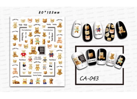 3D Nail Stickers - CA-043
